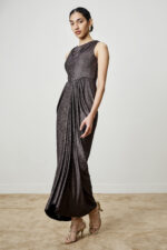 Eclipse Shimmer Knitted Dress - Image 3