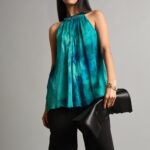 Floating Blues Halter Top