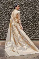 Grand Golden Banarasi Saree - Image 4