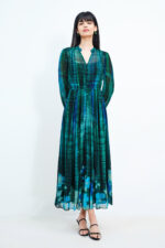 Green Aura Evening Gown