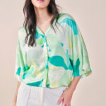 It'S All Abstract Viscose Top