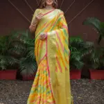 Multicoloured Silk Woven Saree