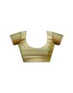 Multicoloured Silk Woven Saree - Image 9