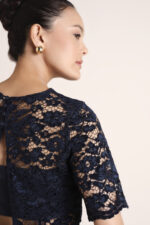 Navy Allure Crop Top - Image 5