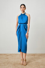 Pacific Blue Drape Dress - Image 2