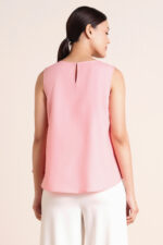 Petaline Embroidered Pink Top - Image 5