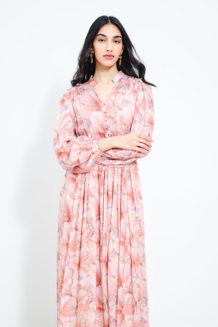 Rose Glow Maxi Dress